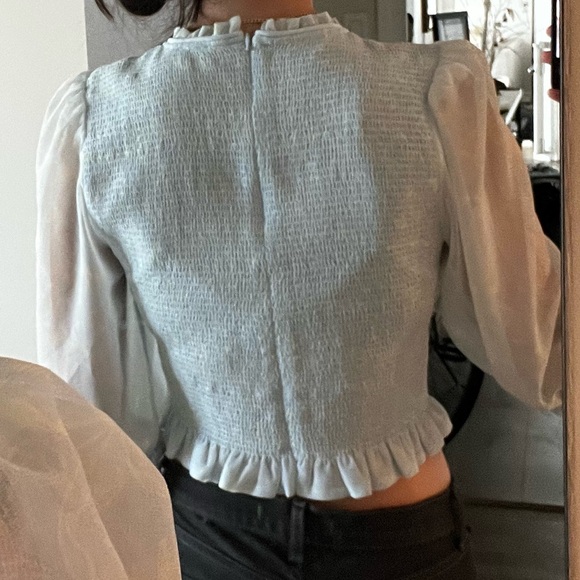 Wilfred pale blue top *never worn* - Picture 9 of 10